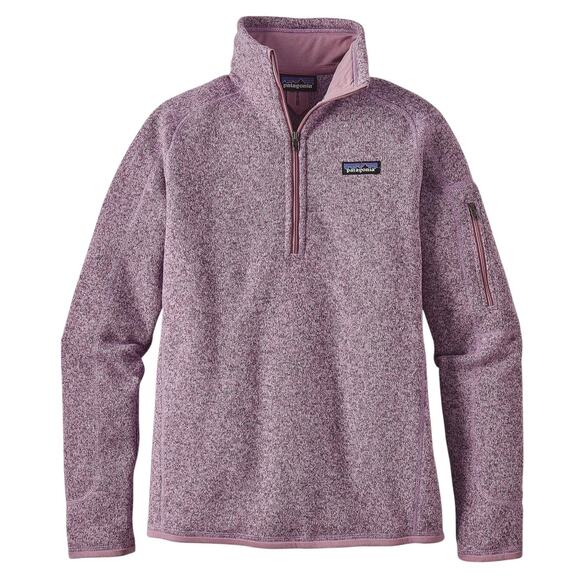 Patagonia Hazy Purple Quarter Zip Pullover Better Sweater - Picture 3 of 12
